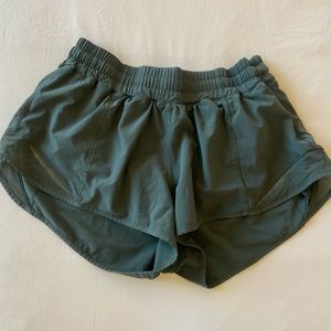 Green lulu hotty hot shorts
